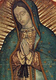 Our Lady of Guadalupe also known as the Virgin of Guadalupe is a Roman Catholic title of the Blessed Virgin Mary associated with a venerated image enshrined within the Minor Basilica of Our Lady of Guadalupe in Mexico City.